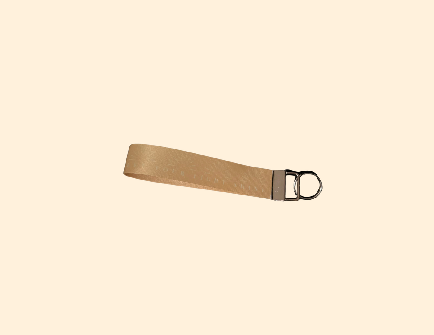 Let Your Light Shine Wristlet Keychain